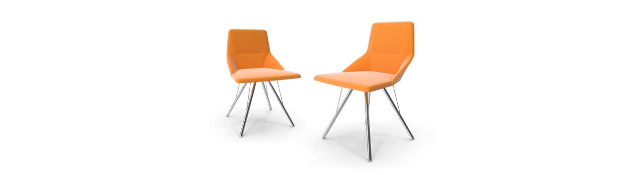 orange chair